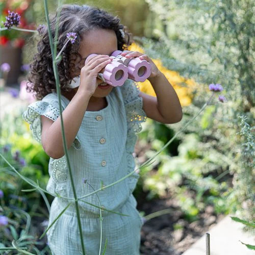 Jumelles en bois - rose - Fairy Garden