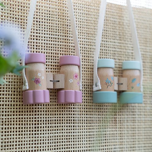 Jumelles en bois - rose - Fairy Garden