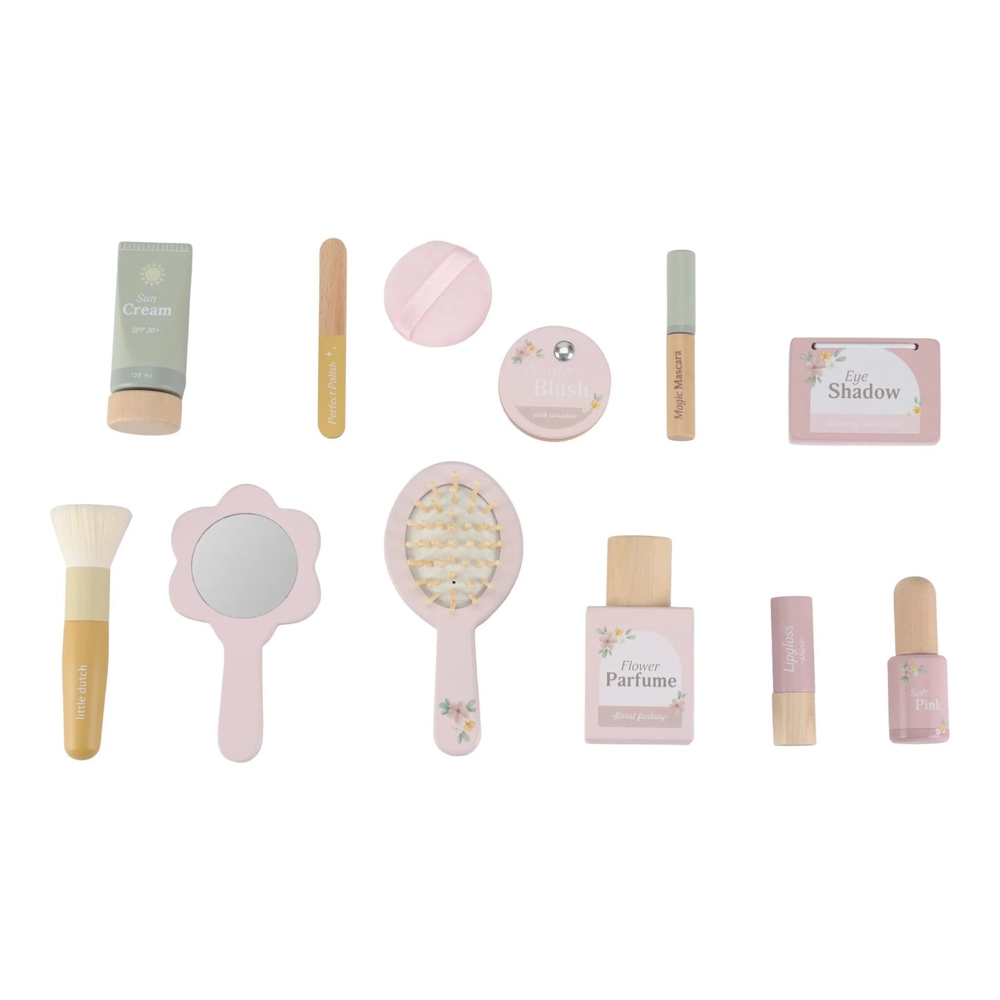 Ensemble de maquillage en bois - Multicolore - Essentials