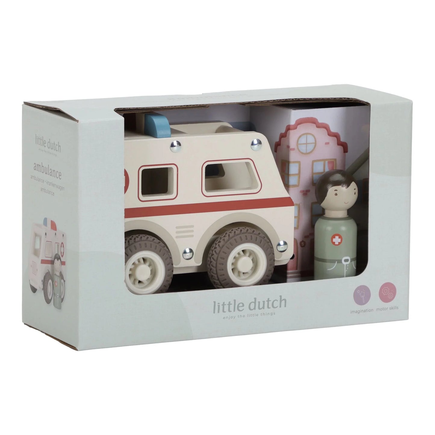 Ambulance en bois - Blanc - Essentials