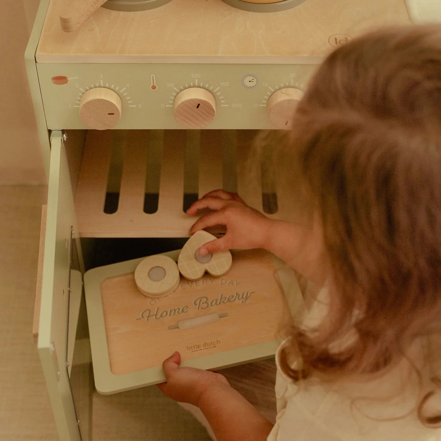 Ensemble pâtisserie en bois – Multicolore – Essentials