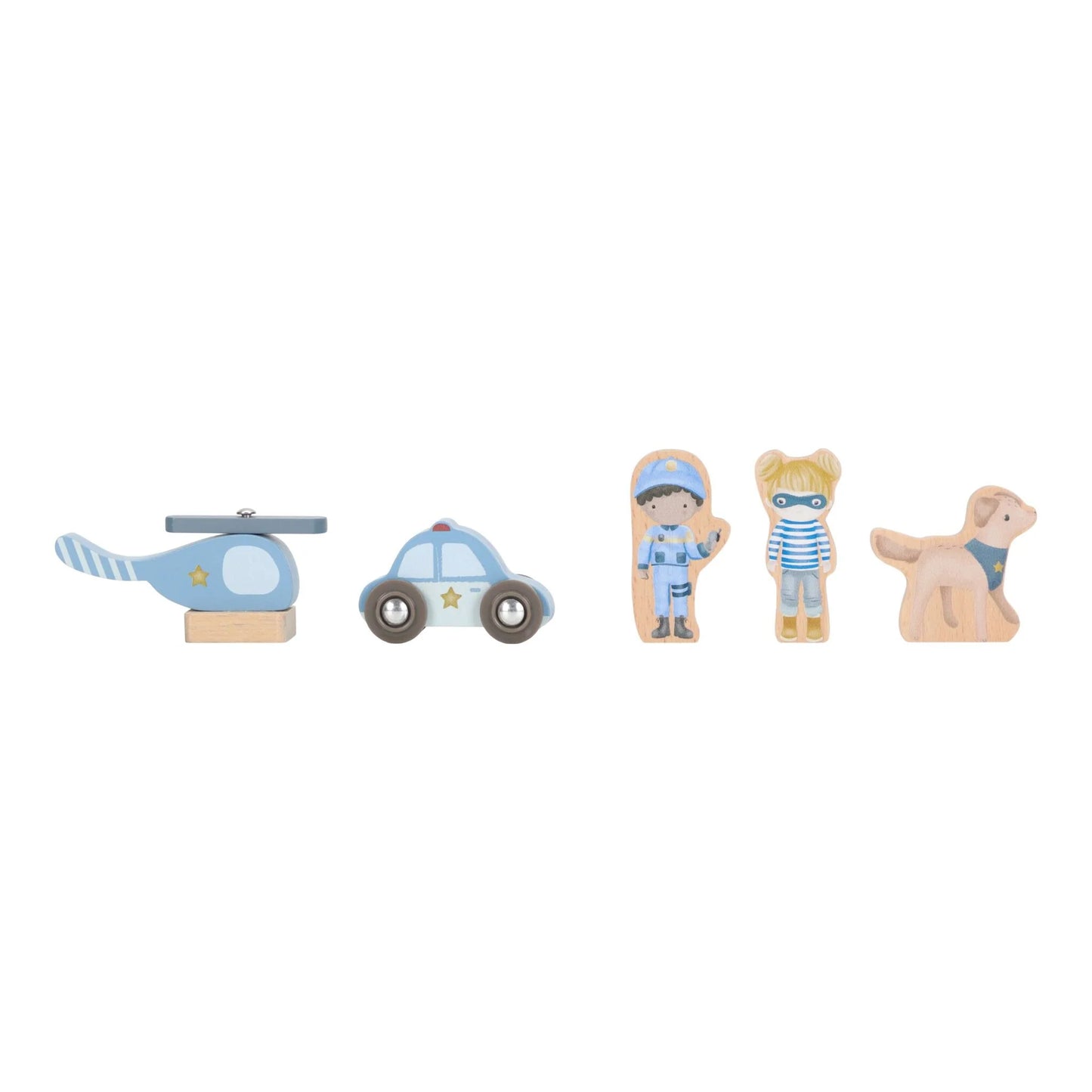 Commissariat de police en bois – Bleu – Essentials