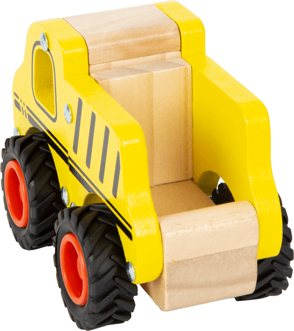 Camion de chantier en bois