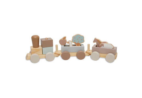 Jouet train en bois - Farm