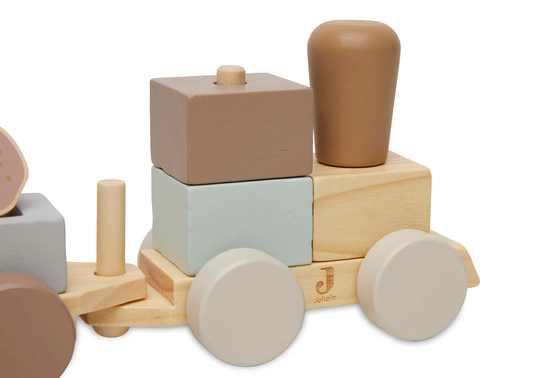 Jouet train en bois - Farm