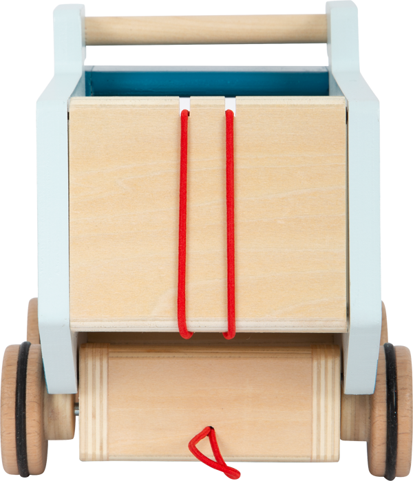Véhicule à tirer camion benne en bois