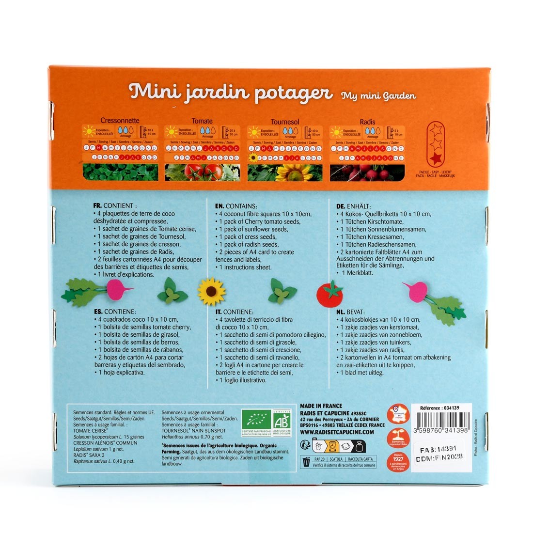 Atelier jardinage enfant Mini Potager