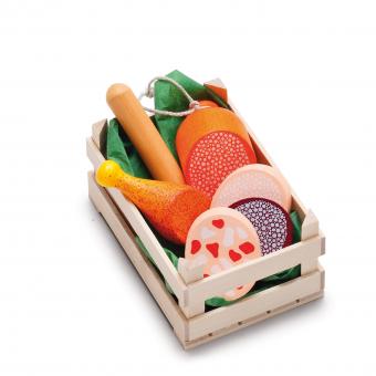 Assortiment de viandes et charcuterie