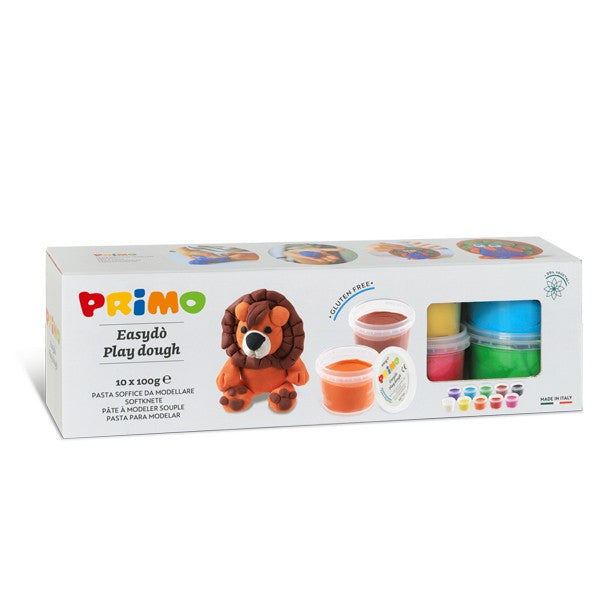 Pâte à modeler sans gluten 10 couleurs