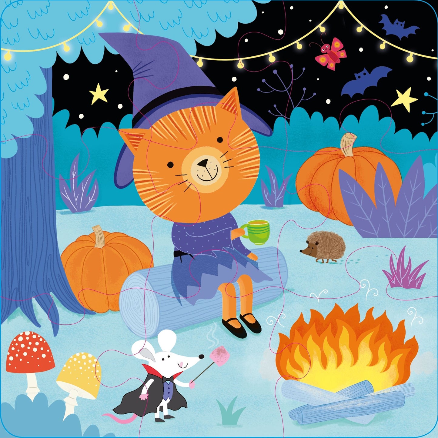 Livre + 3 puzzles Halloween