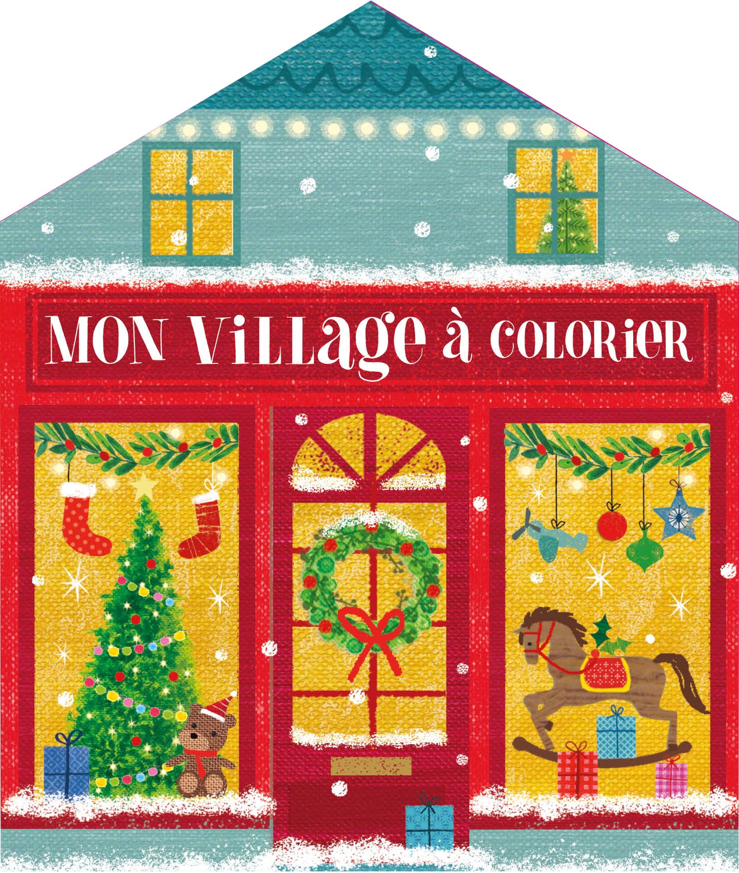 Mon village sous la neige – 25 maisons en papier à assembler