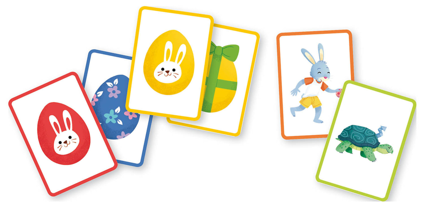 JEU DE CARTES - MON PREMIER JEU AUGUSTIN - LA CHASSE AUX OEUFS DE PÂQUES !