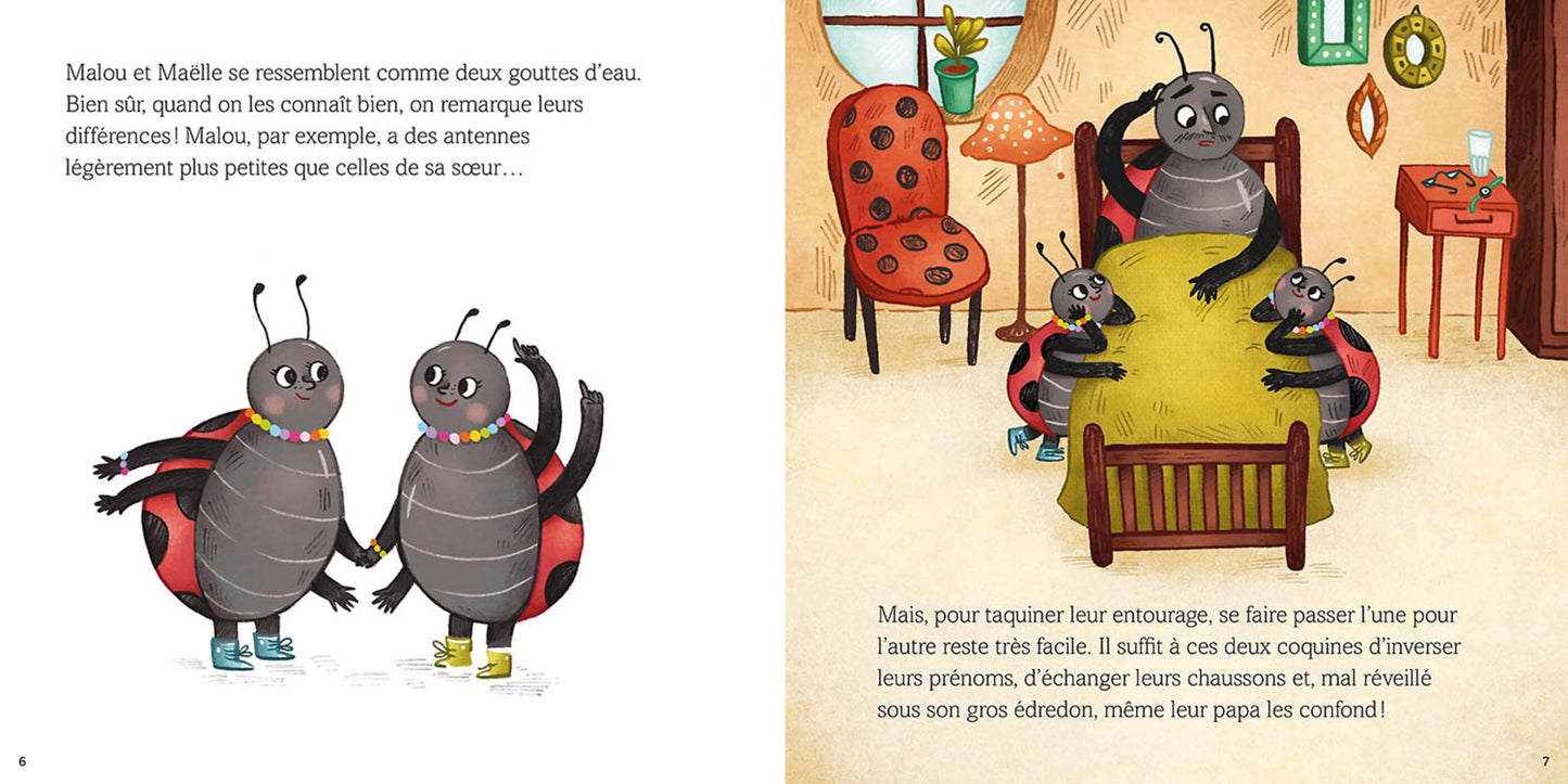 Malou et maelle - Les jumelles coccinelles