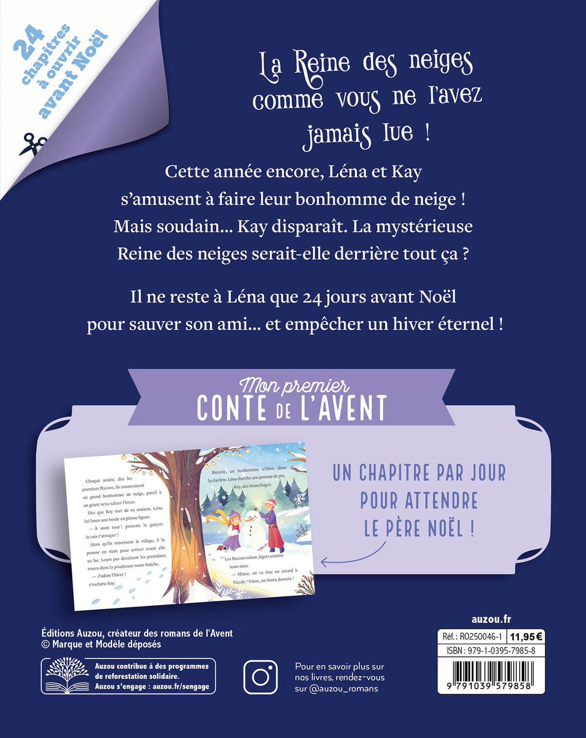 MON PREMIER CONTE DE L’AVENT - LA REINE DES NEIGES -LE CONTE D'ANDERSEN COMME VOUS NE L'AVEZ JAMAIS L