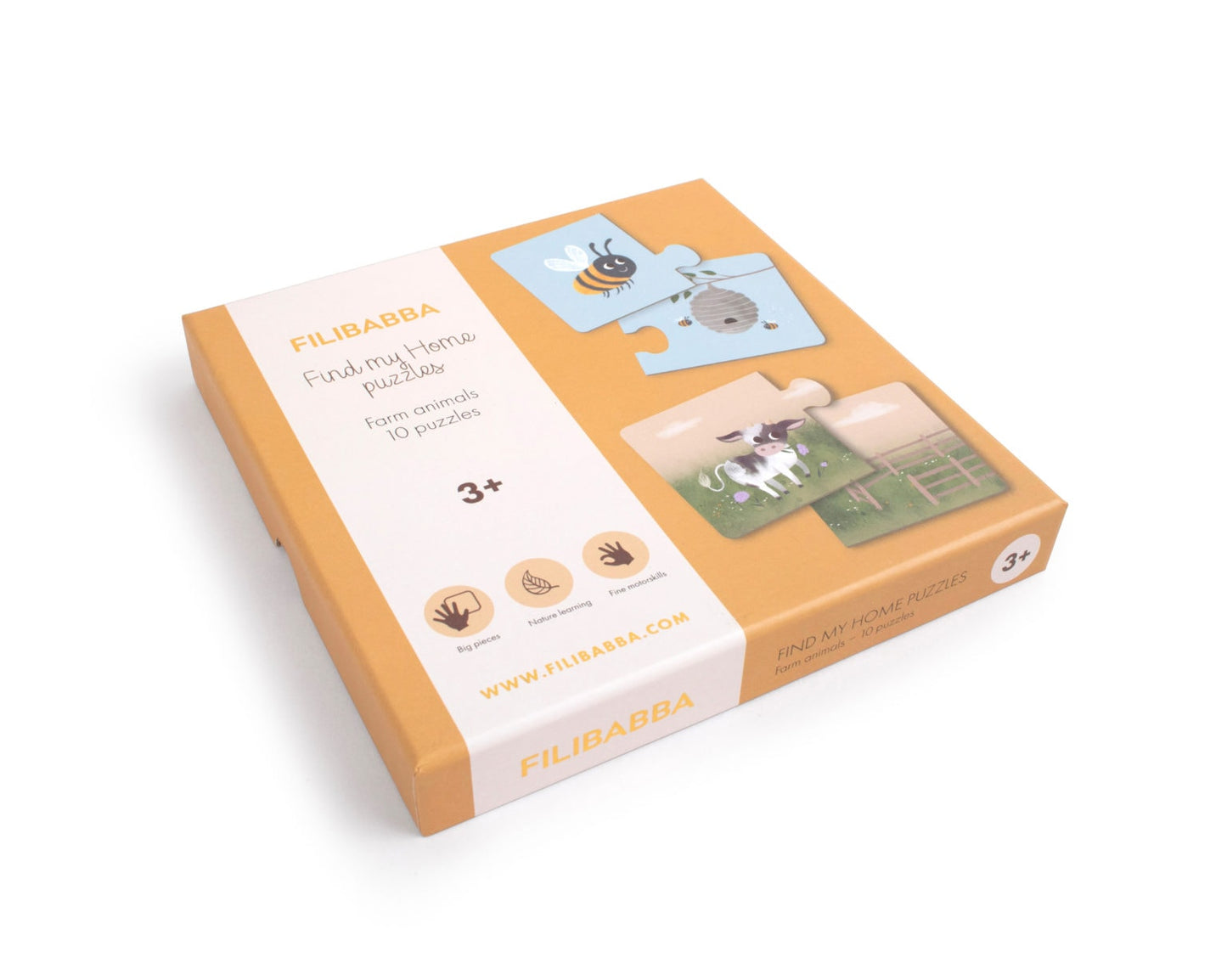 Puzzle "Retrouve ma maison" - animaux de la ferme