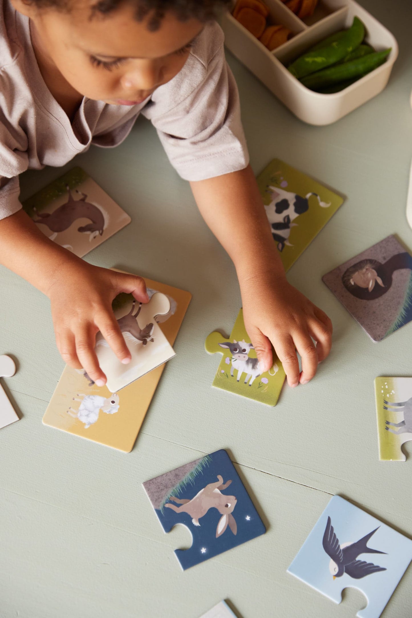 Puzzle parents et bébés - Animaux de la ferme