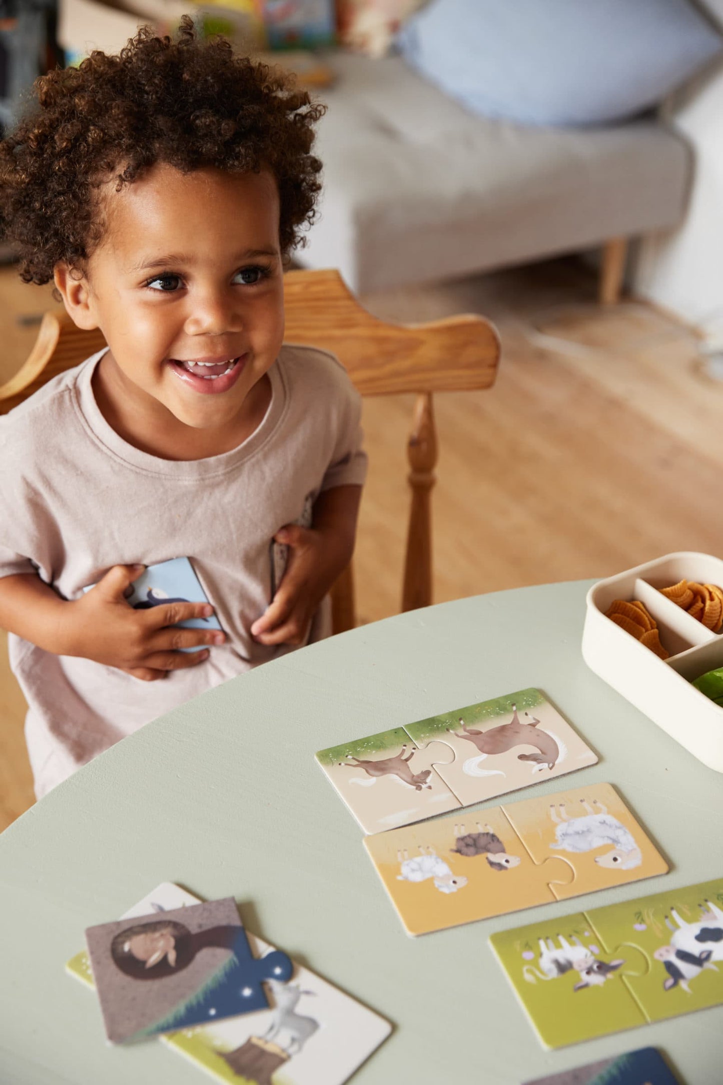Puzzle parents et bébés - Animaux de la ferme