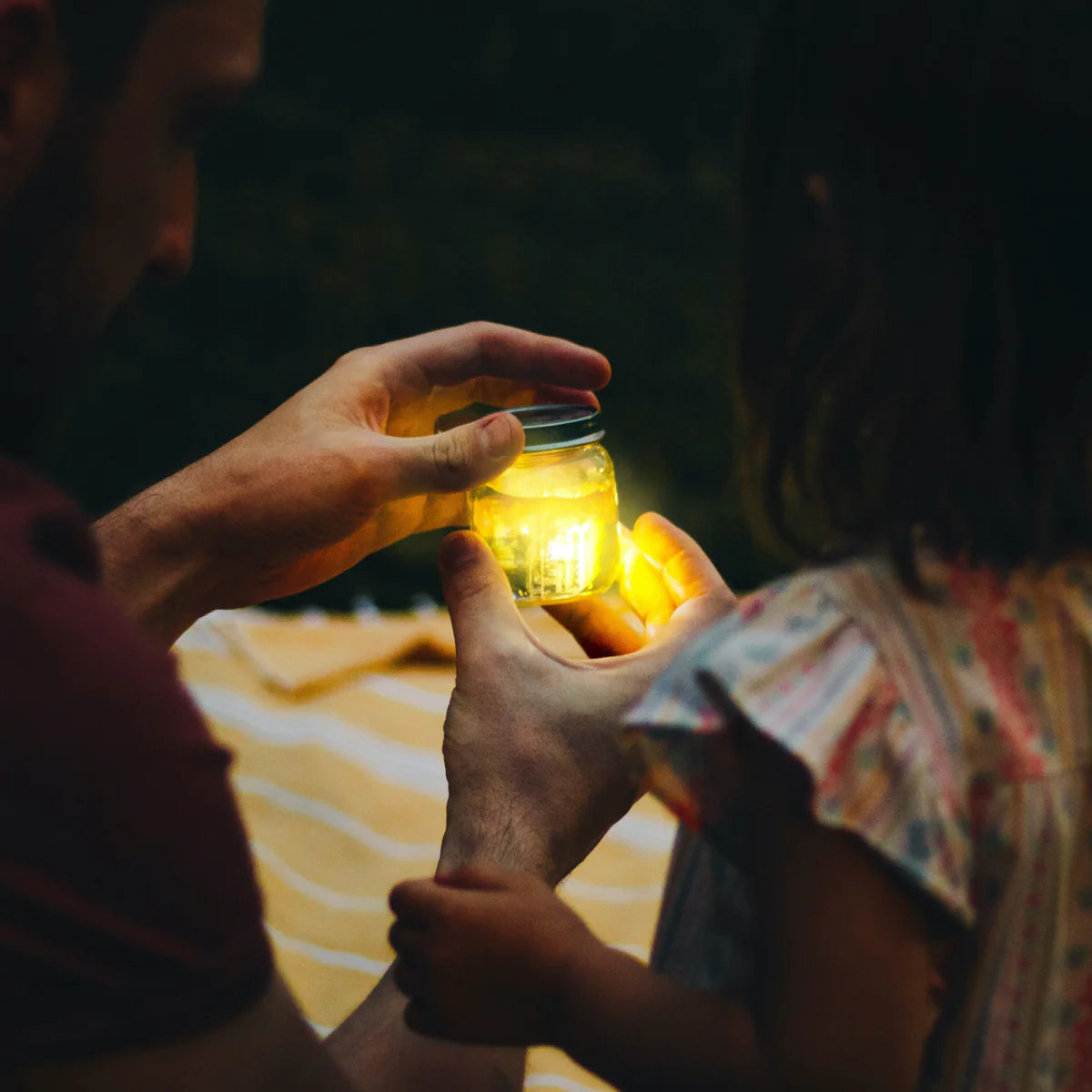 Alex - 4 cubes lumineux jaune
