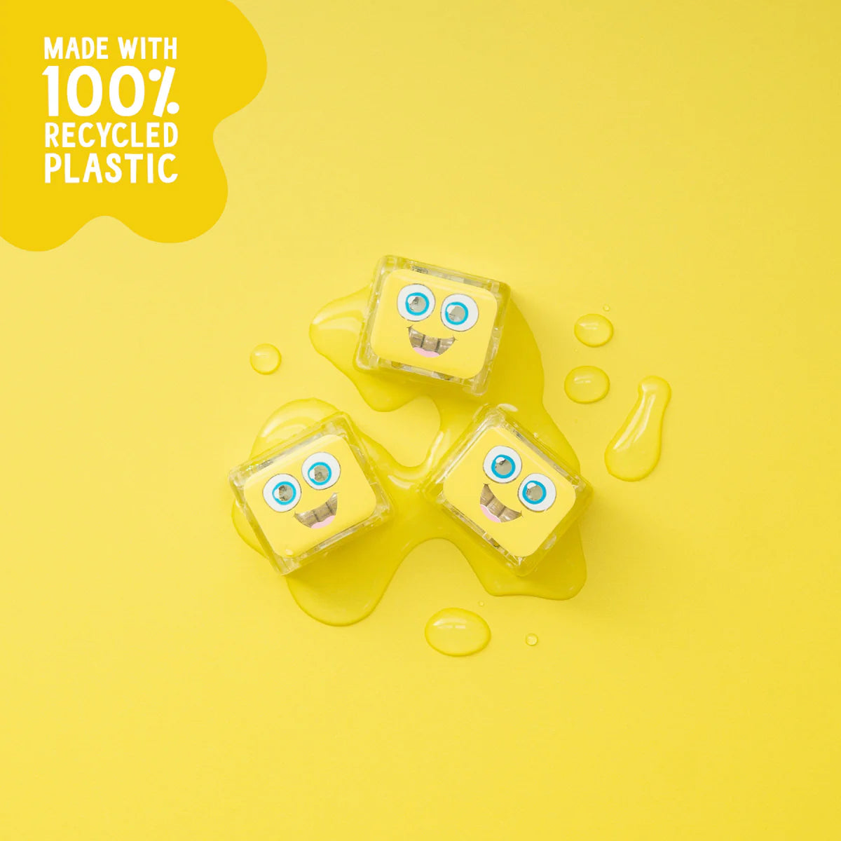Alex - 4 cubes lumineux jaune