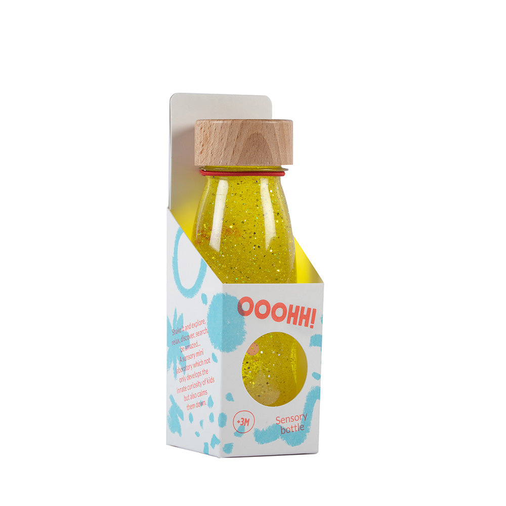 Bouteille sensorielle jaune