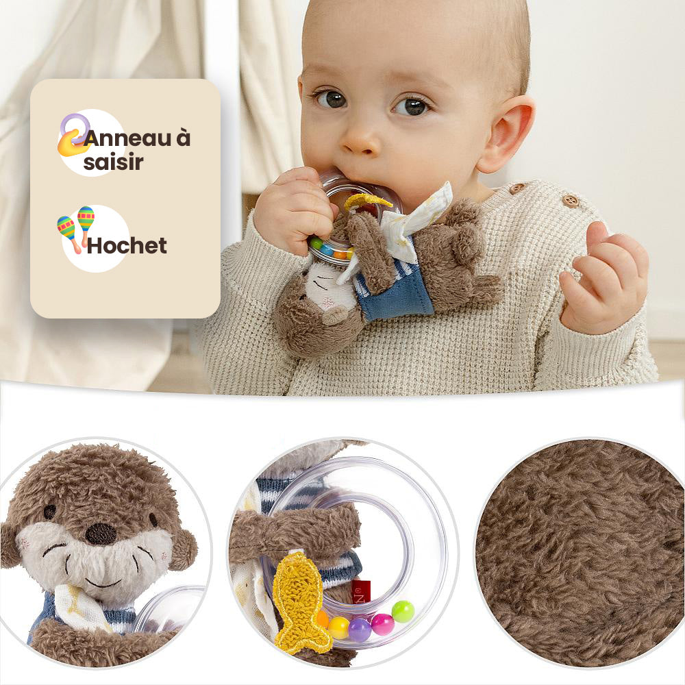 Hochet anneau loutre