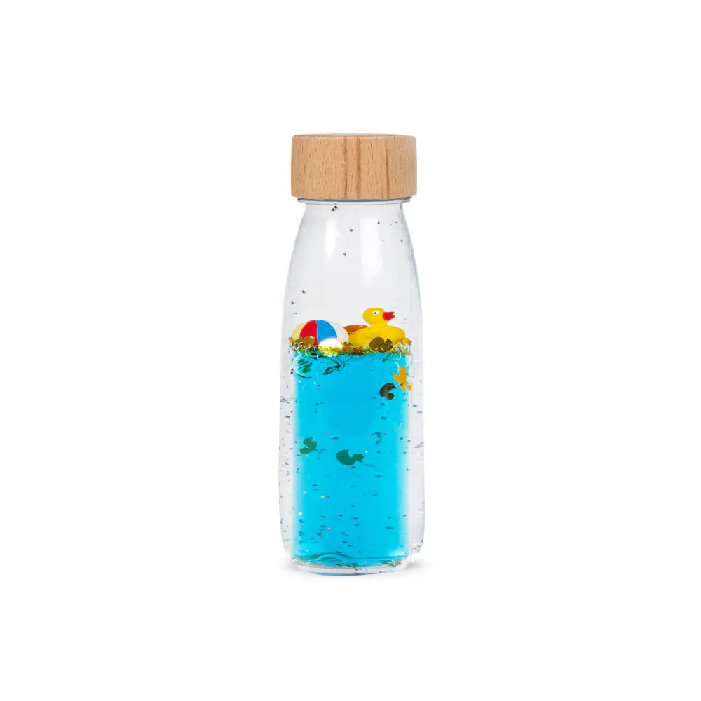 Bouteille sensorielle canard
