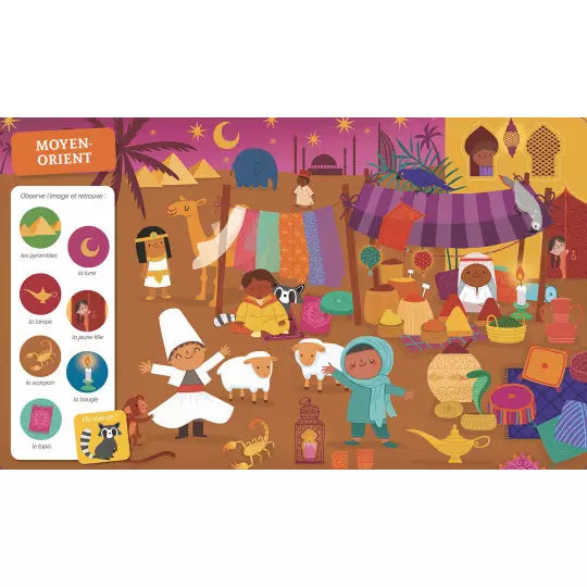Cherche et trouve des tout-petits "Autour du monde"