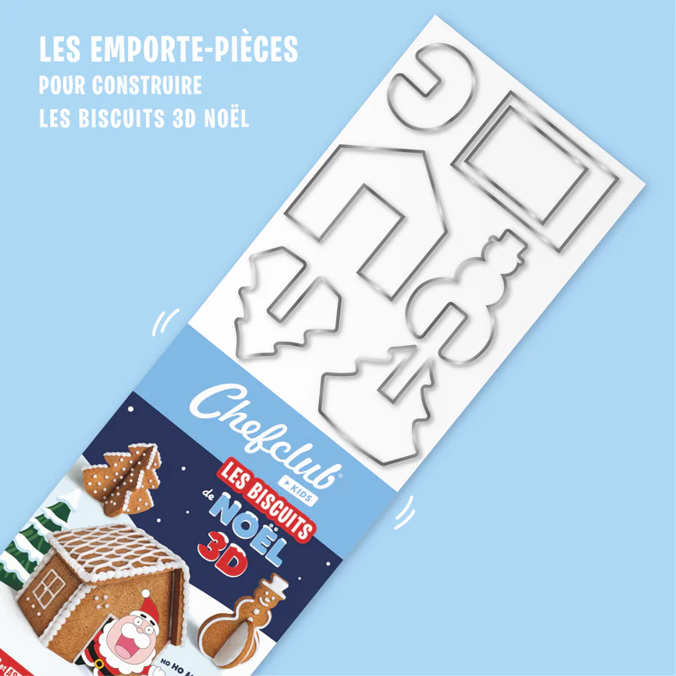 Emporte-pièces - La maison d'hiver 3D