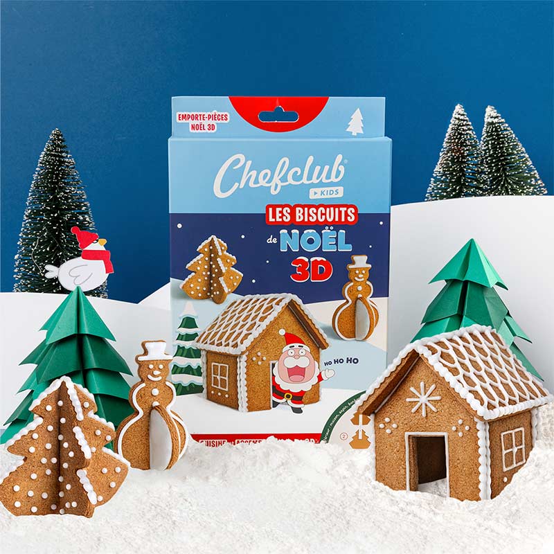Emporte-pièces - La maison d'hiver 3D