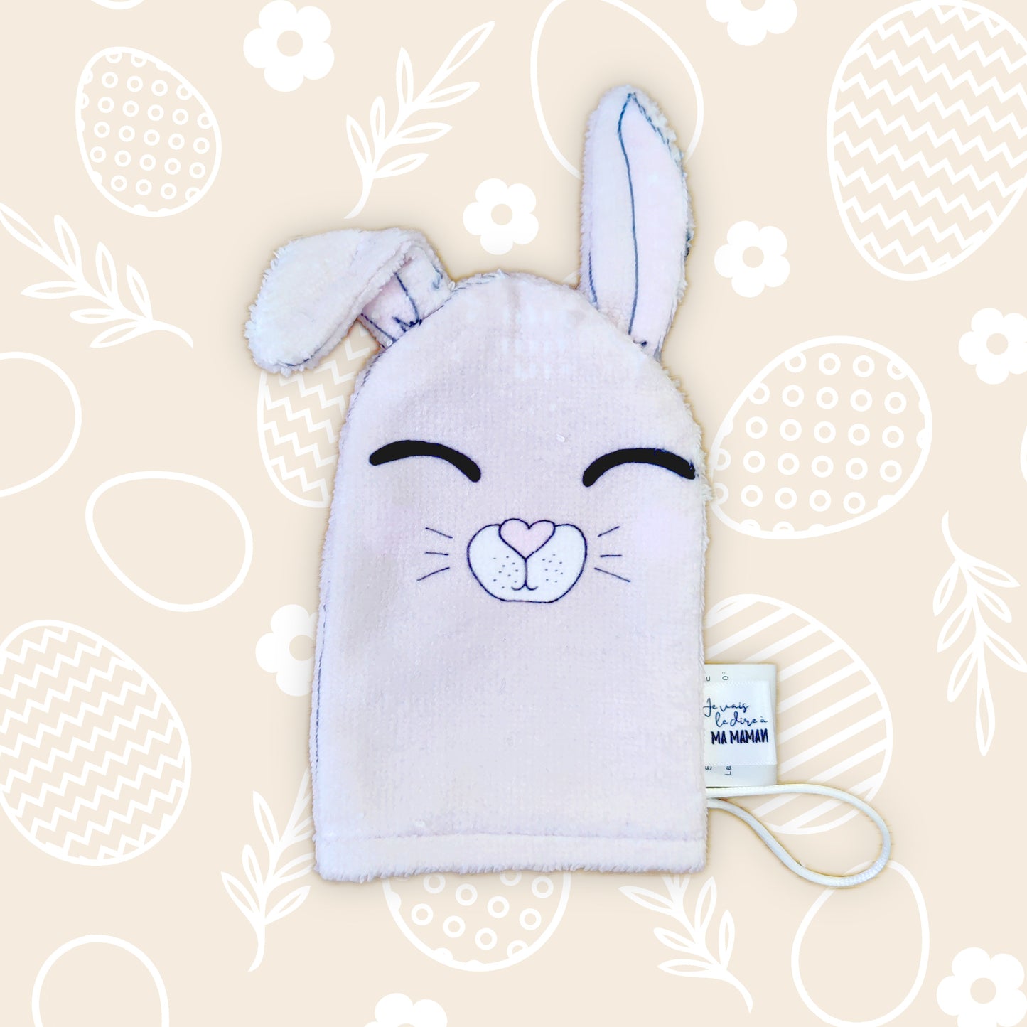 Gant de toilette enfant "Lapin"