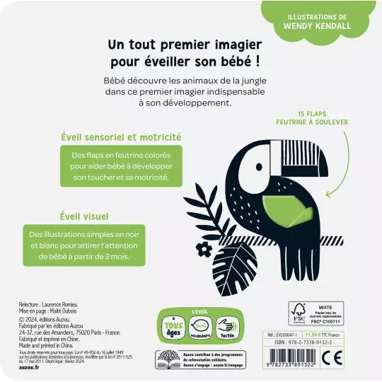 Mes premiers flaps - Les animaux de la jungle
