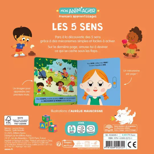 Mon anim'agier "Les 5 sens"