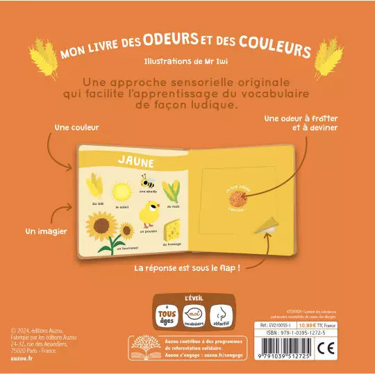 Mon livre des odeurs et des couleurs "La ferme"