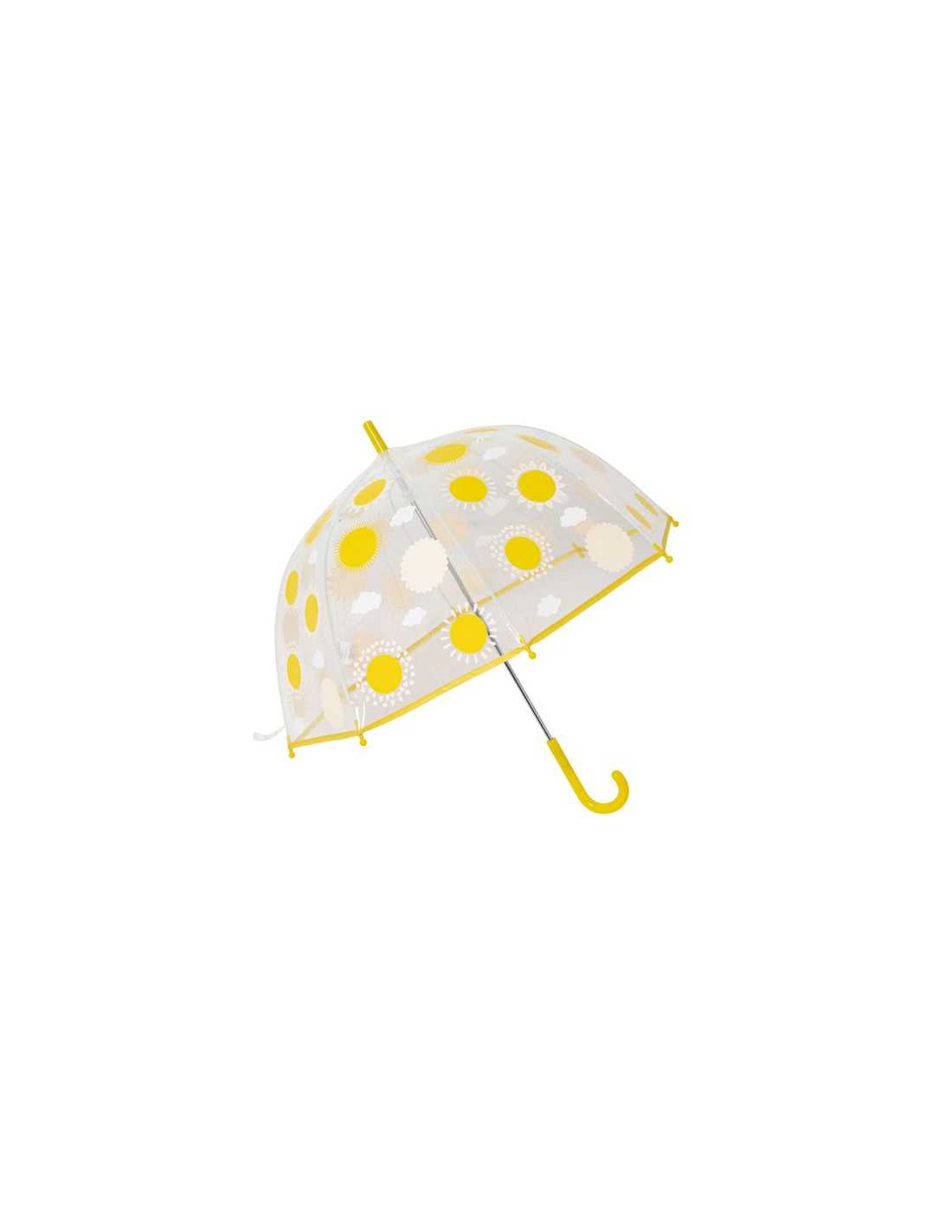Parapluie cloche soleil transparent et magique