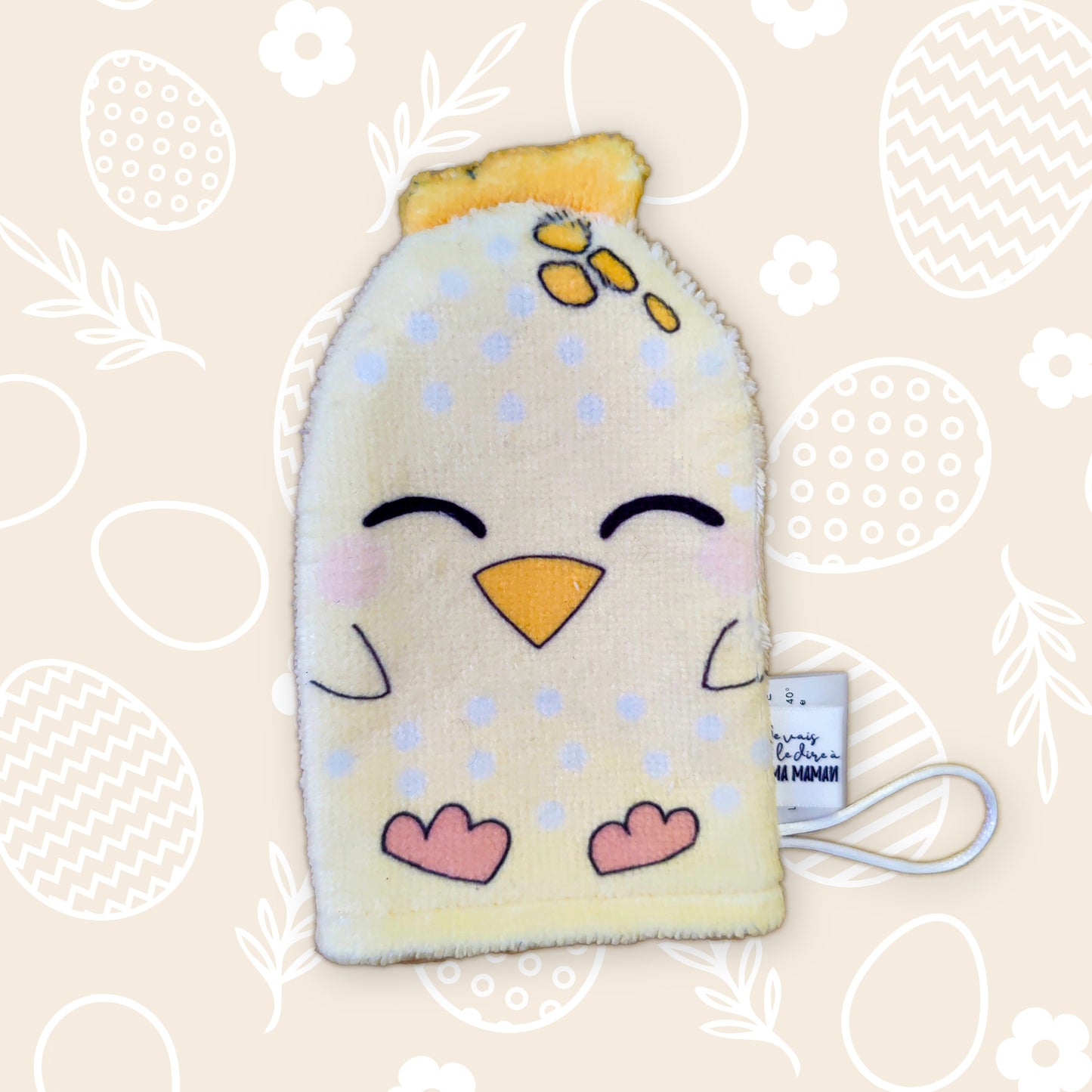 Gant de toilette enfant "Poussin"