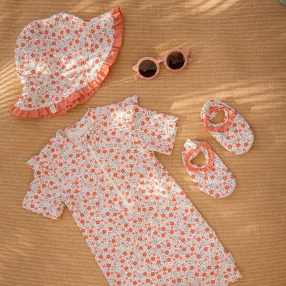 Lunettes de soleil pour enfants rondes avec fleurs