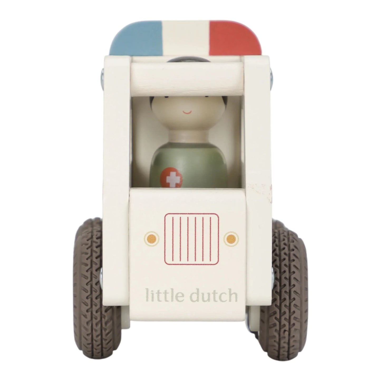 Ambulance en bois - Blanc - Essentials