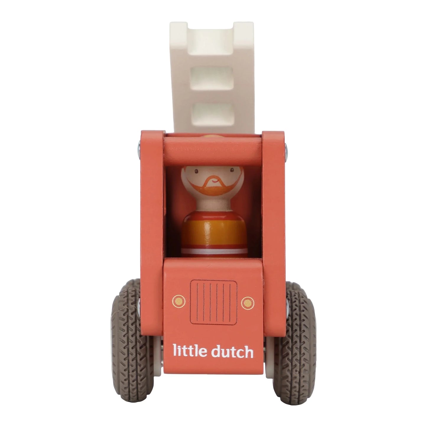 Camion de pompiers en bois – Rouge – Essentials