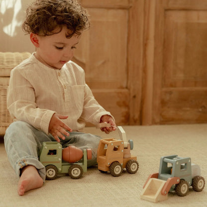 Camion de ciment en bois – Vert – Essentials