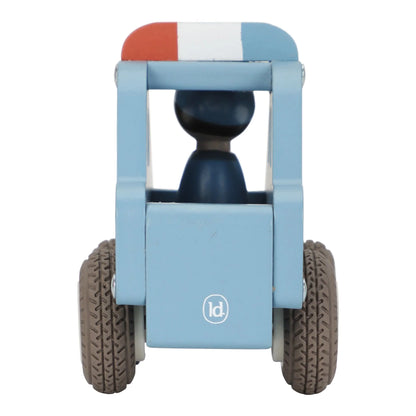 Voiture de police en bois – Bleu – Essentials