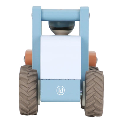 Bulldozer en bois – Bleu – Essentials