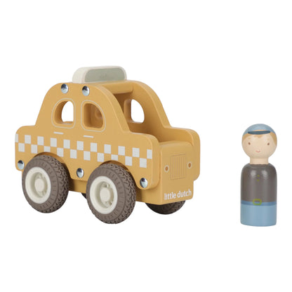 Taxi en bois – Jaune – Essentials