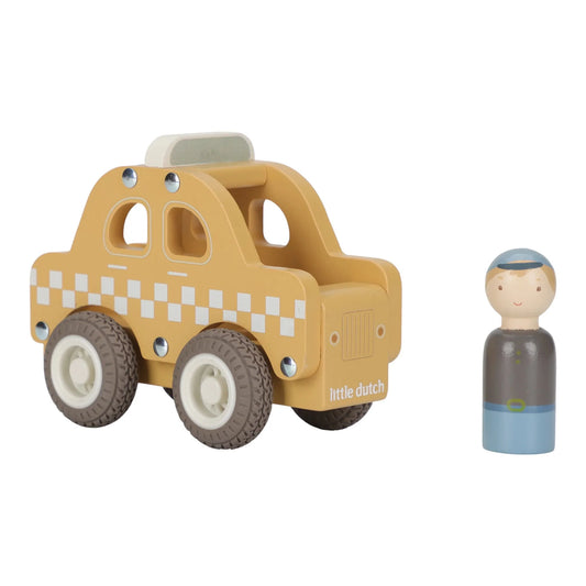 Taxi en bois – Jaune – Essentials