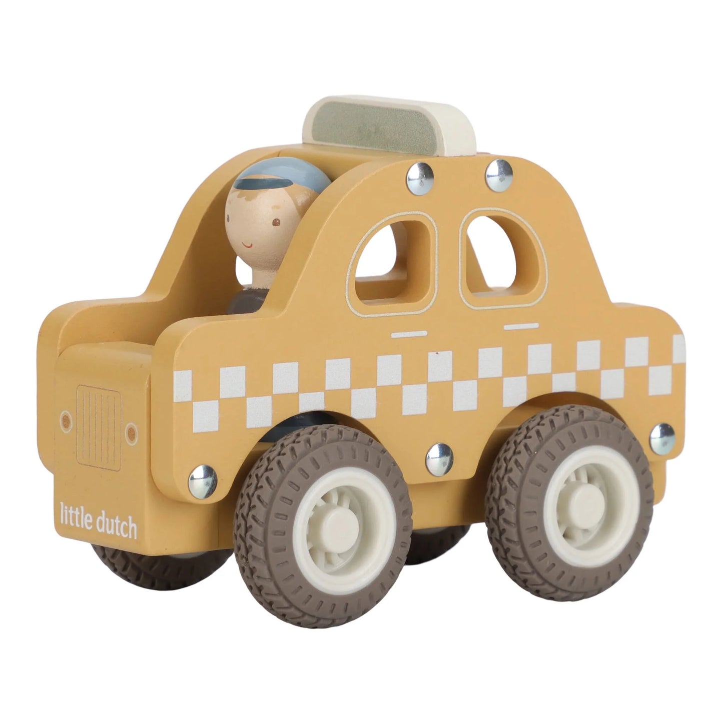 Taxi en bois – Jaune – Essentials