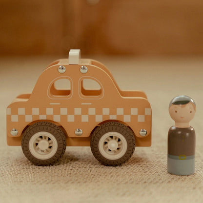 Taxi en bois – Jaune – Essentials