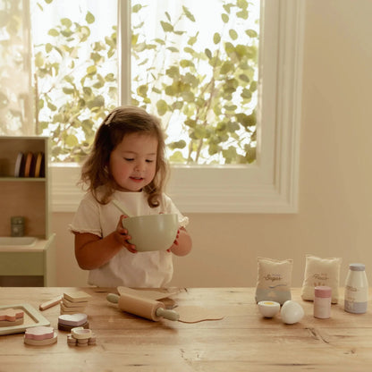 Ensemble pâtisserie en bois – Multicolore – Essentials