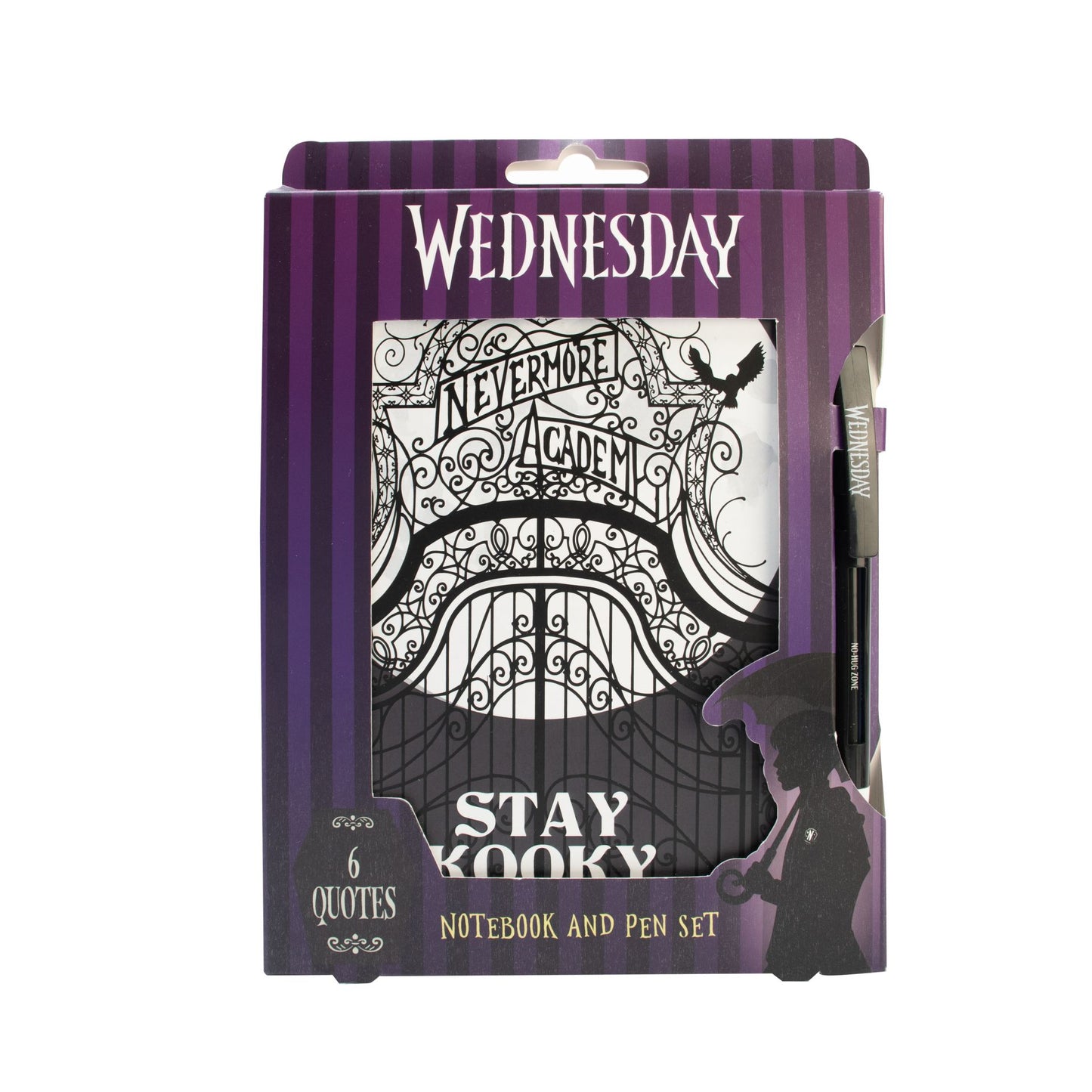 Carnet + stylo "Wednesday"