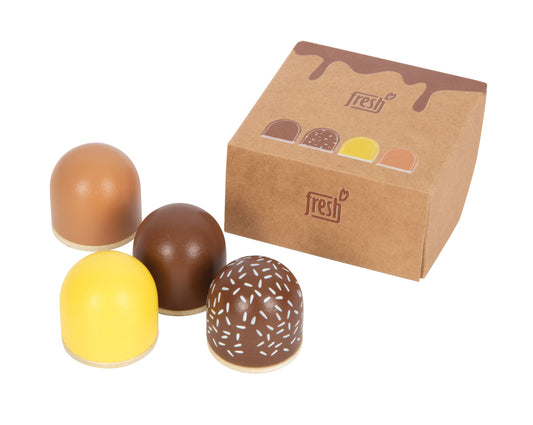 Boules de meringues chocolat "fresh"