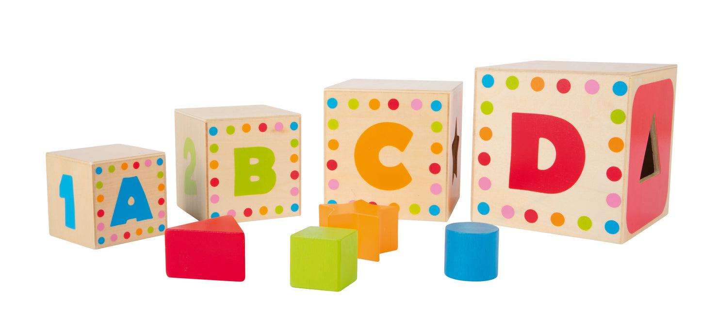 Cubes à empiler Alphabet