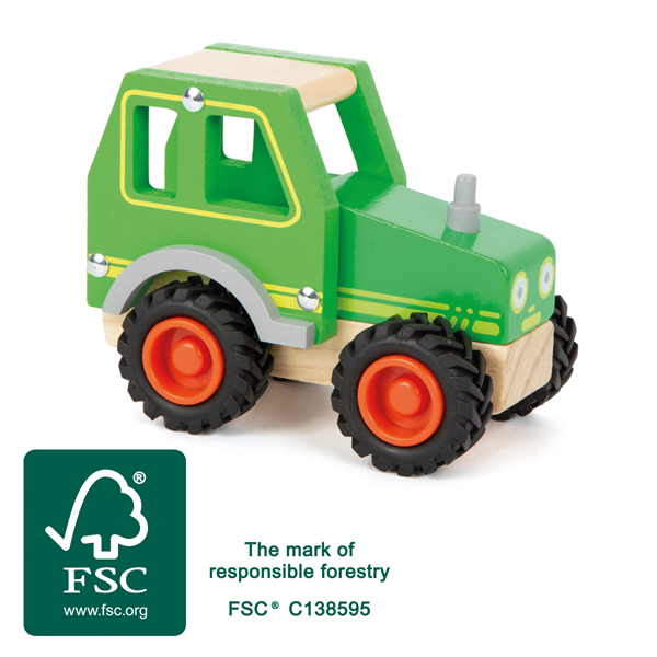 Tracteur en bois